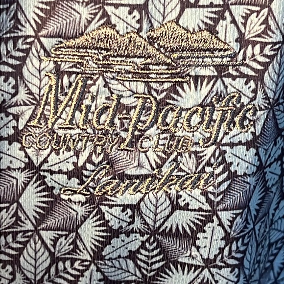 Straight Down Polo Shirt Mens Blue Grey Mixer Cocktail Happy Hour Performance XL - Picture 6 of 9